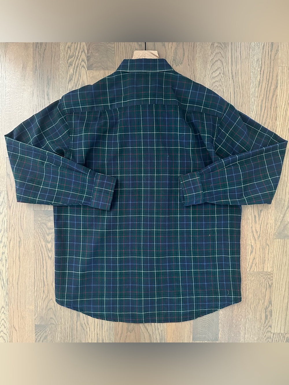 Pendleton Sir Pendleton Men's Worsted Wool Shirt in Hunting Tartan Green XL - Picture 11 of 13